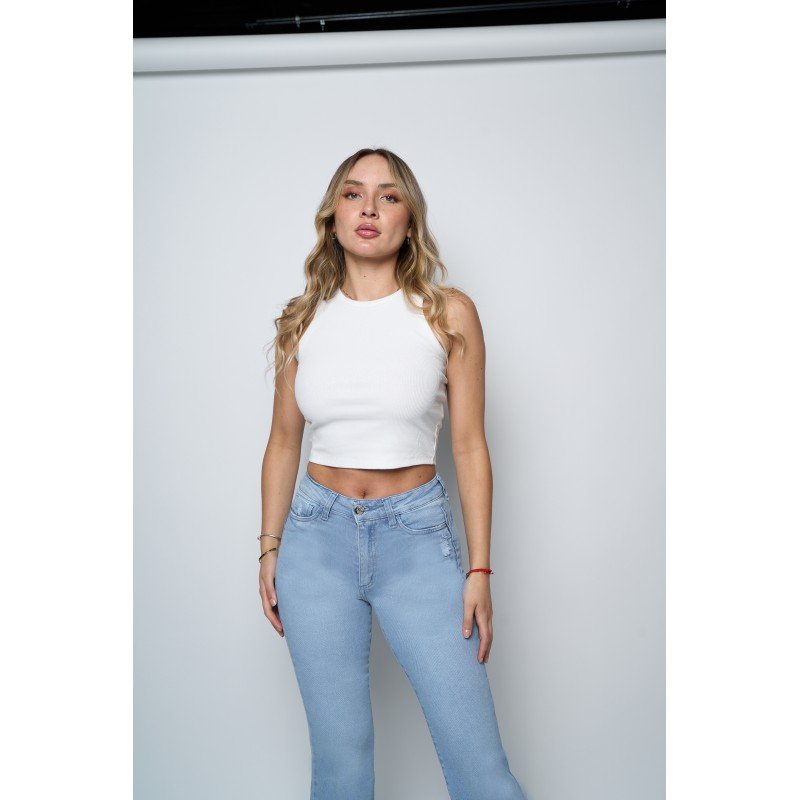 JEANS FLARE (Efecto Glitter) 4029-90 2