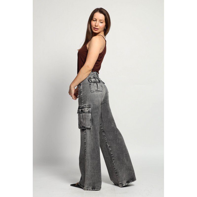 Jeans Palazzo Cargo 3893 2