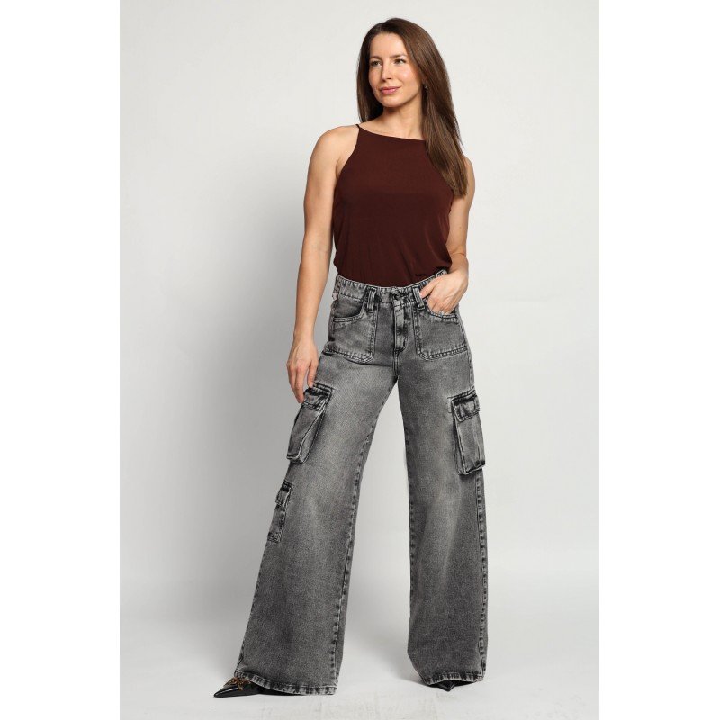 Jeans Palazzo Cargo 3893