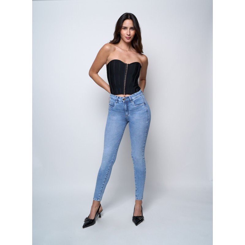 Jeans Skinny 4007-01 Efecto Faja